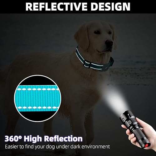 Miniatura 59 de Collar reflectante AirTag para perro, compatible con Apple AirTag, collar de nailon para cachorros y gatos con soporte de silicona AirTag