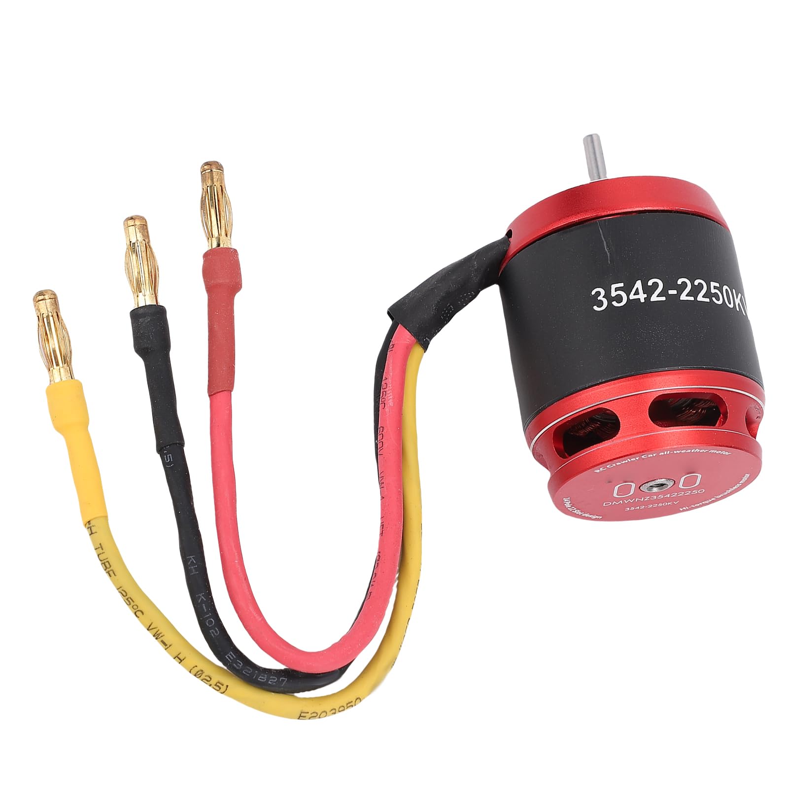Pongnas Bezszczotkowy Silnik Outrunner 2250 KV i Zestaw ESC 80 A z gąsienicą RC Axial SCX10 /10 – Wstępnie Lutowany, Programowany Przez USB, Cichy System Dużej Mocy