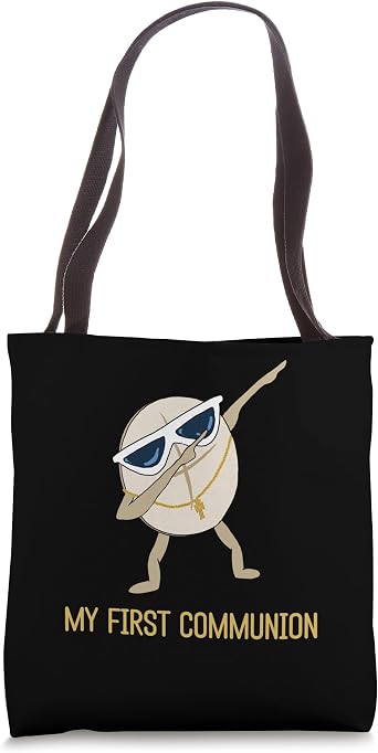 My First Communion Dabbing Wafer 1st Communion Kids Funny Tote Bag