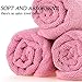 Panelee 36 Packs of Bleach Proof Towels Microfiber Absorbent Salon Towels Bleach Resistant Salon Hand Towels for Gym, Bath, Spa, Shaving, Shampoo, Home Hair Drying, 16 x 28 Inches (Pink)