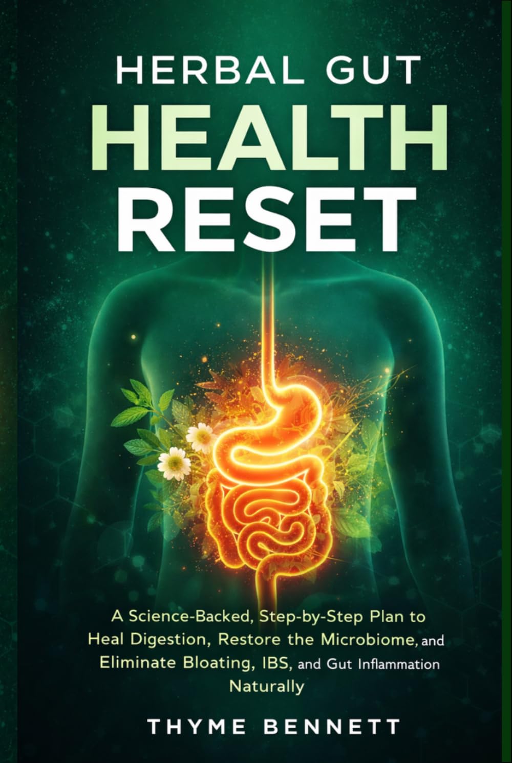 Herbal Gut Health Reset: A Science-Backed, Step-by-Step Plan to Heal Digestion, Restore the Microbiome, and Eliminate Bloating, IBS, and Gut Inflammation Naturally