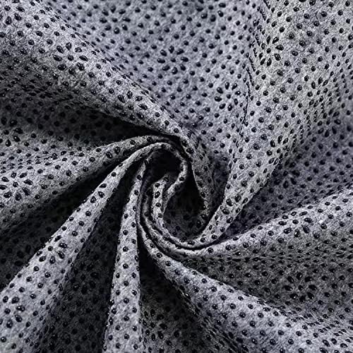 71x156 Inch Non Slip Final Backing Cloth, Vinyl Primary Tufting Cloth Backing Fabric, Non Slip Pad with Plum Blossom Pattern for Carpets Rug Tufting Gun Cushion Punch Needle