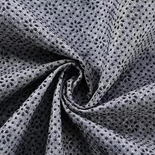 71x39 Inch Non Slip Final Backing Cloth, Vinyl Primary Tufting Cloth Backing Fabric, Non Slip Pad...