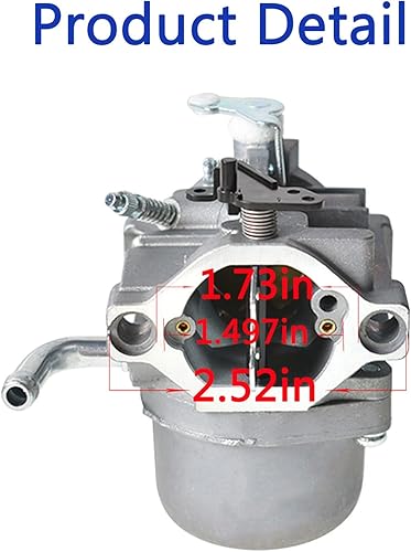 Miniatura 5 de 796077 Carburador 590399 Reemplazo para motor de cortacésped Briggs Stratton 21A807 21A877 21A902 21A907 21A977 21B902 CC760