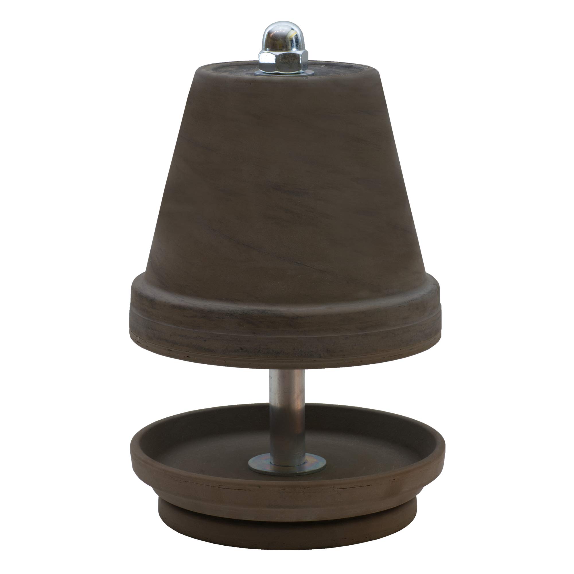 NTS-Serie-Basalt- B-L-16 6 TEELICHTER, Teelichtlampe in Basalt-Grau/Schwarz von Hornet-Products Die Teelichtofen - Manufaktur