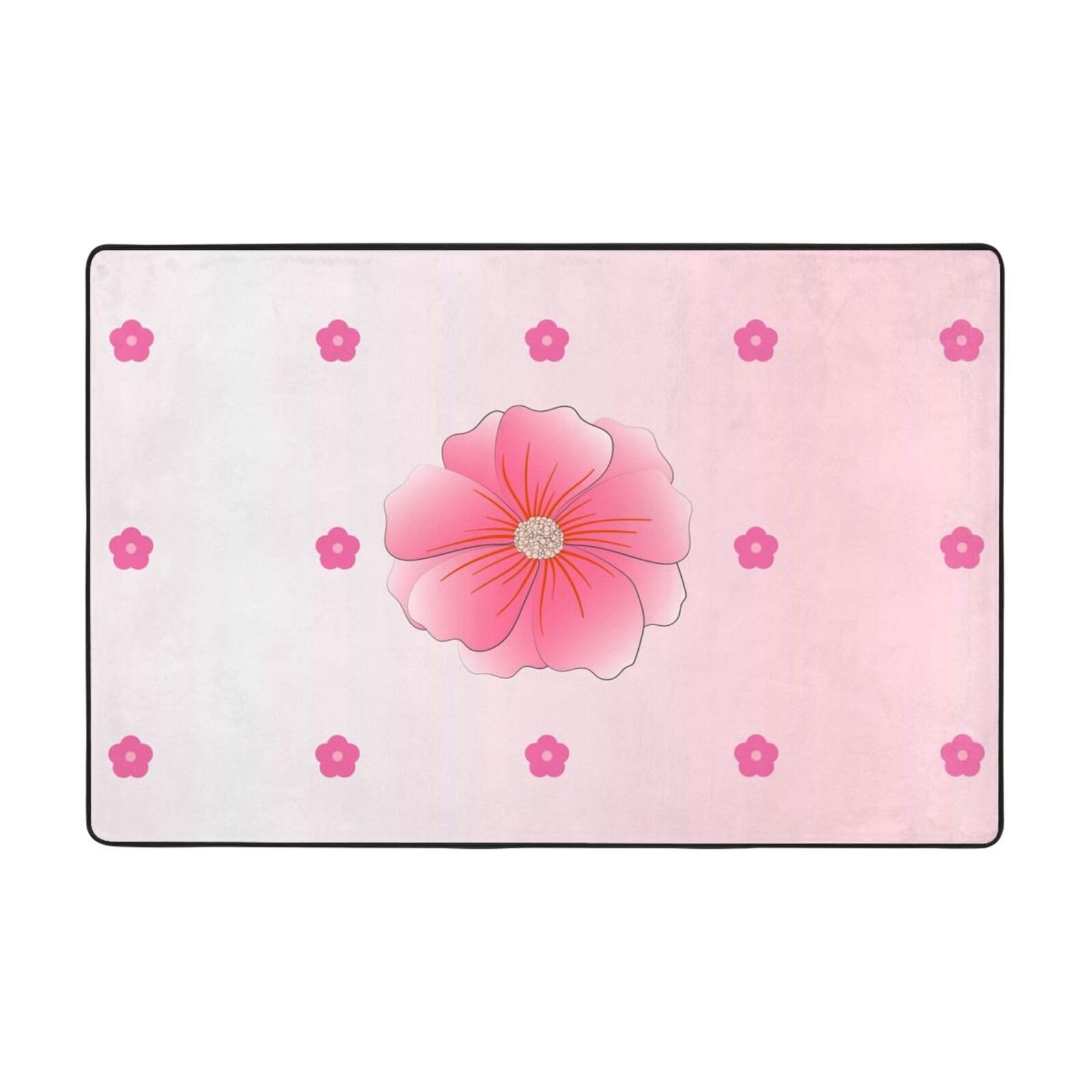 Tapis de sol en flanelle HYTTER 182,9x121,9 cm aux motifs d'œillets