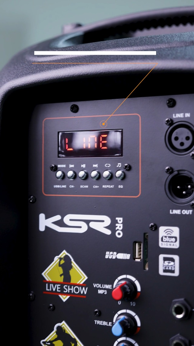Caixa Amplificada 12 polegadas K812 Ksr Pro Usb Bluetooth 500w