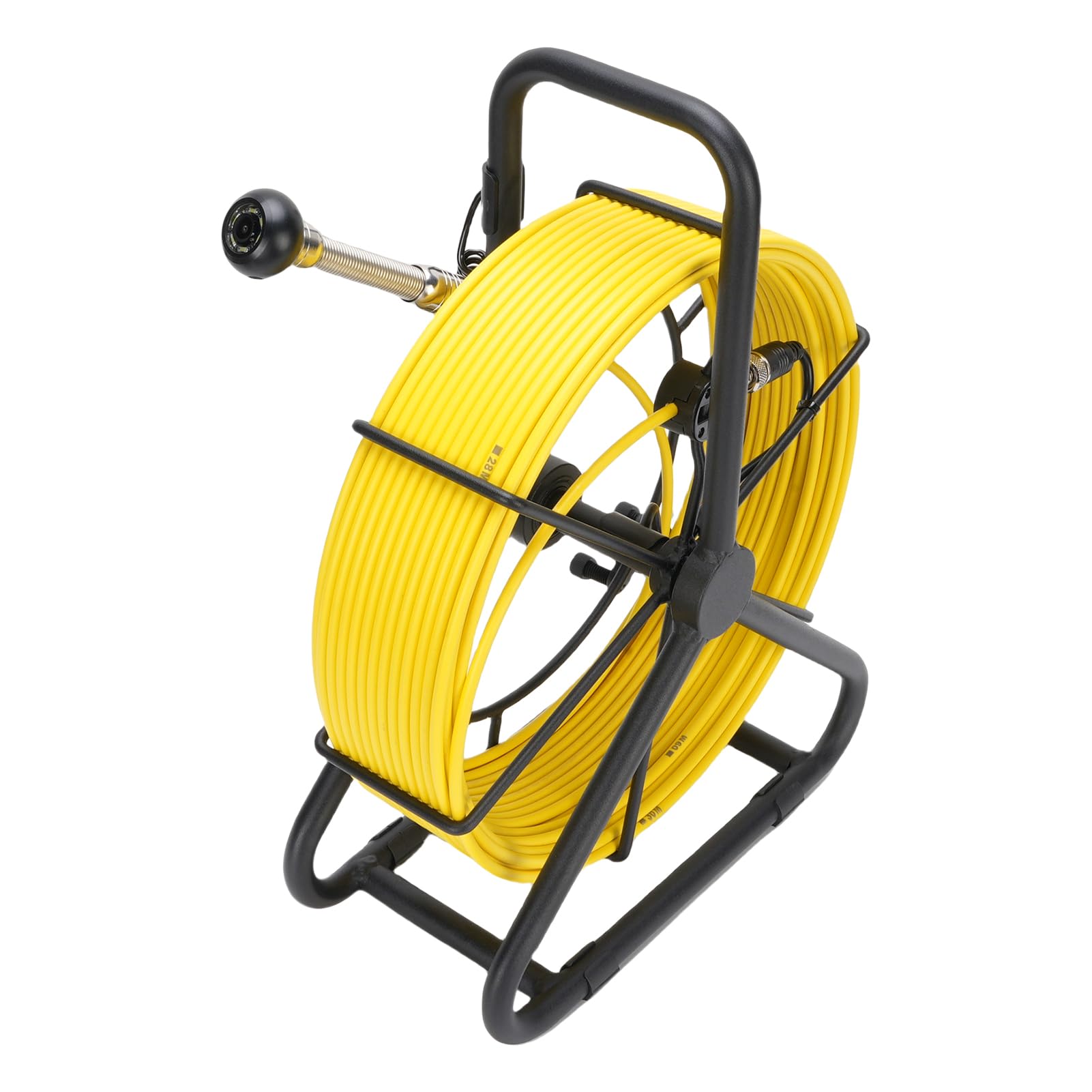 Domary 1080P Pipe Inspection Camera with 18mm Lens and 5" Screen for