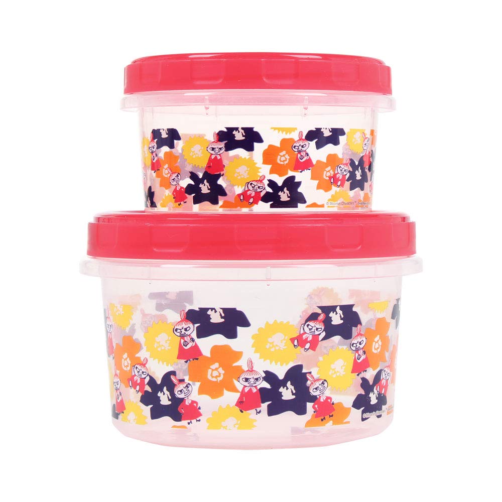 Amazon.co.jp: ムーミン ラウンドコンテナL&M フラワー MMLC3306