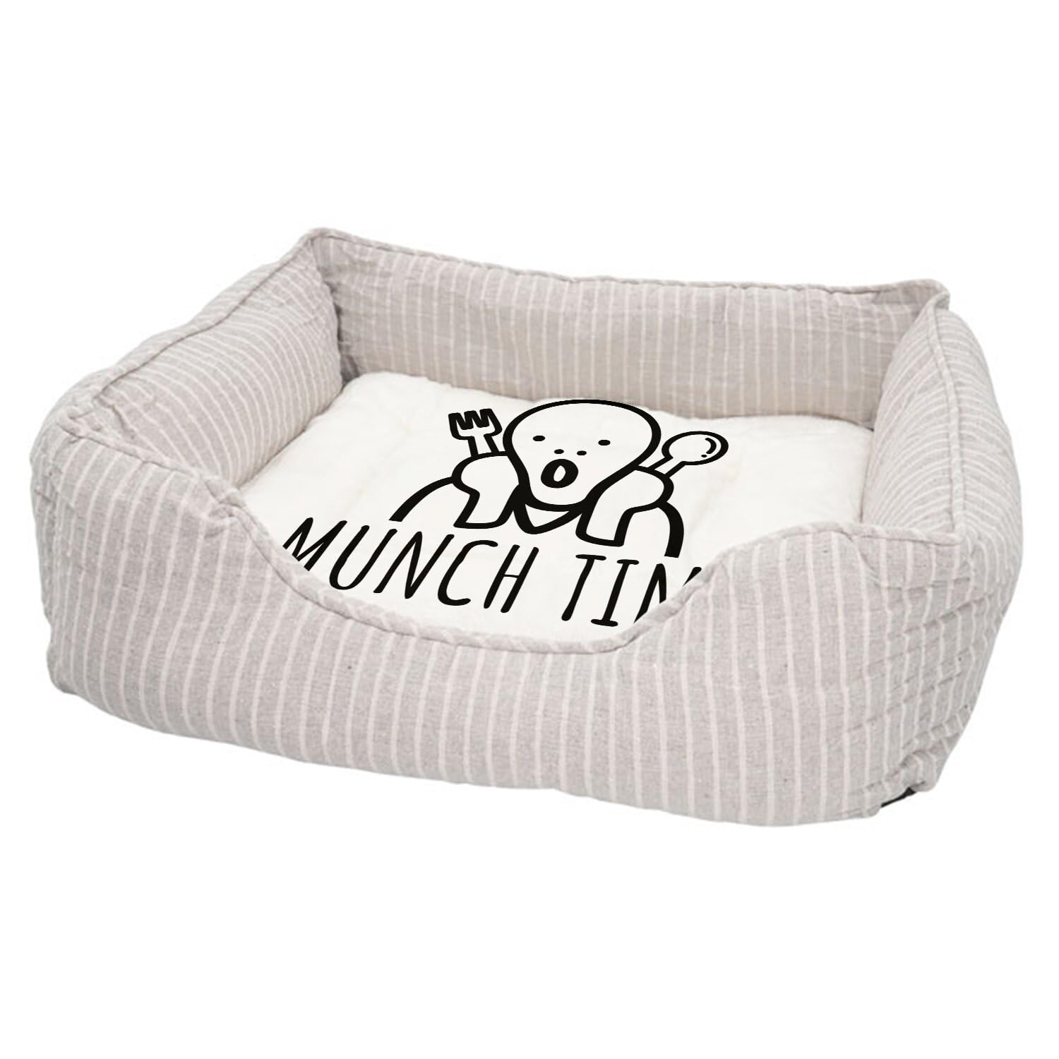 Lit pour chien lavable et déhoussable avec base antidérapante