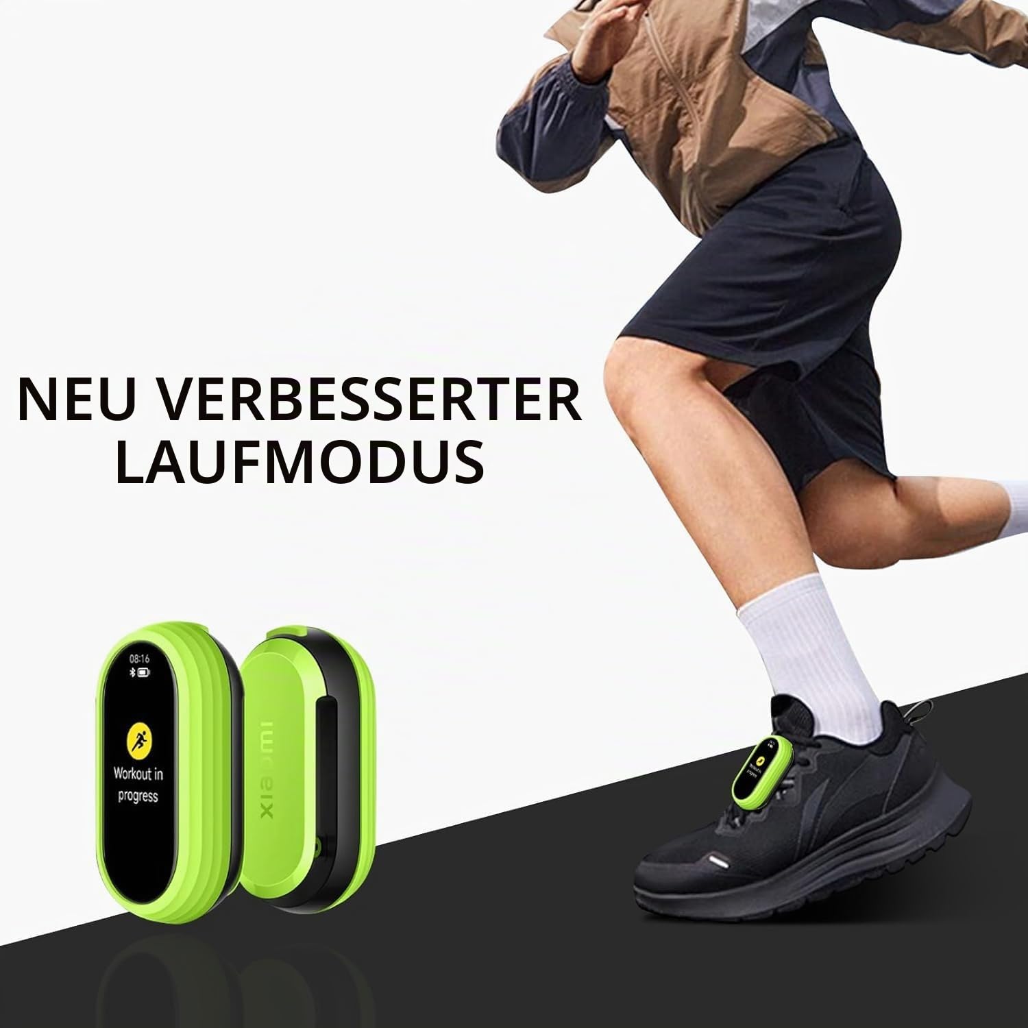 Xiaomi Mi Smart Band 8 Aktivitäts-Armband, AMOLED-Display, Herzfrequenzüberwachung, 190 mAh, 150 + Sportmodi, bis zu 16 Tage Akkulaufzeit, Gold