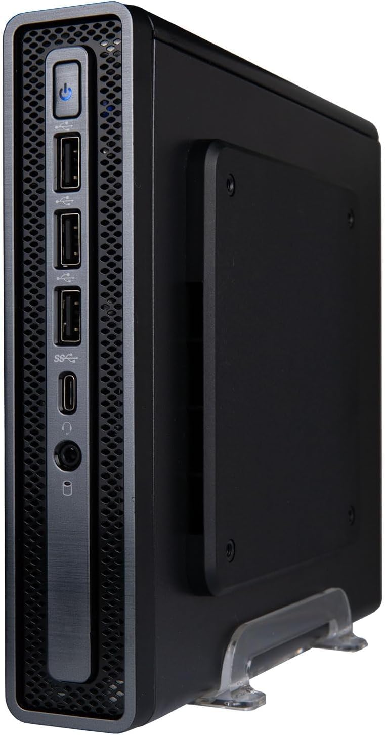 Envision M1 Barebones MiniPC: ASUS H610 DDR5 Mini-ITX | Intel LGA 1700 per 14a, 13a, 12a generazione | AX210 Wi-Fi | PSU da 120 W | Computer compatto con fattore di forma ridotto per casa, ufficio e