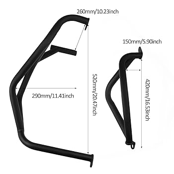 Amazon.com: XIDAODIT Highway Crash Bars Engine Guard for