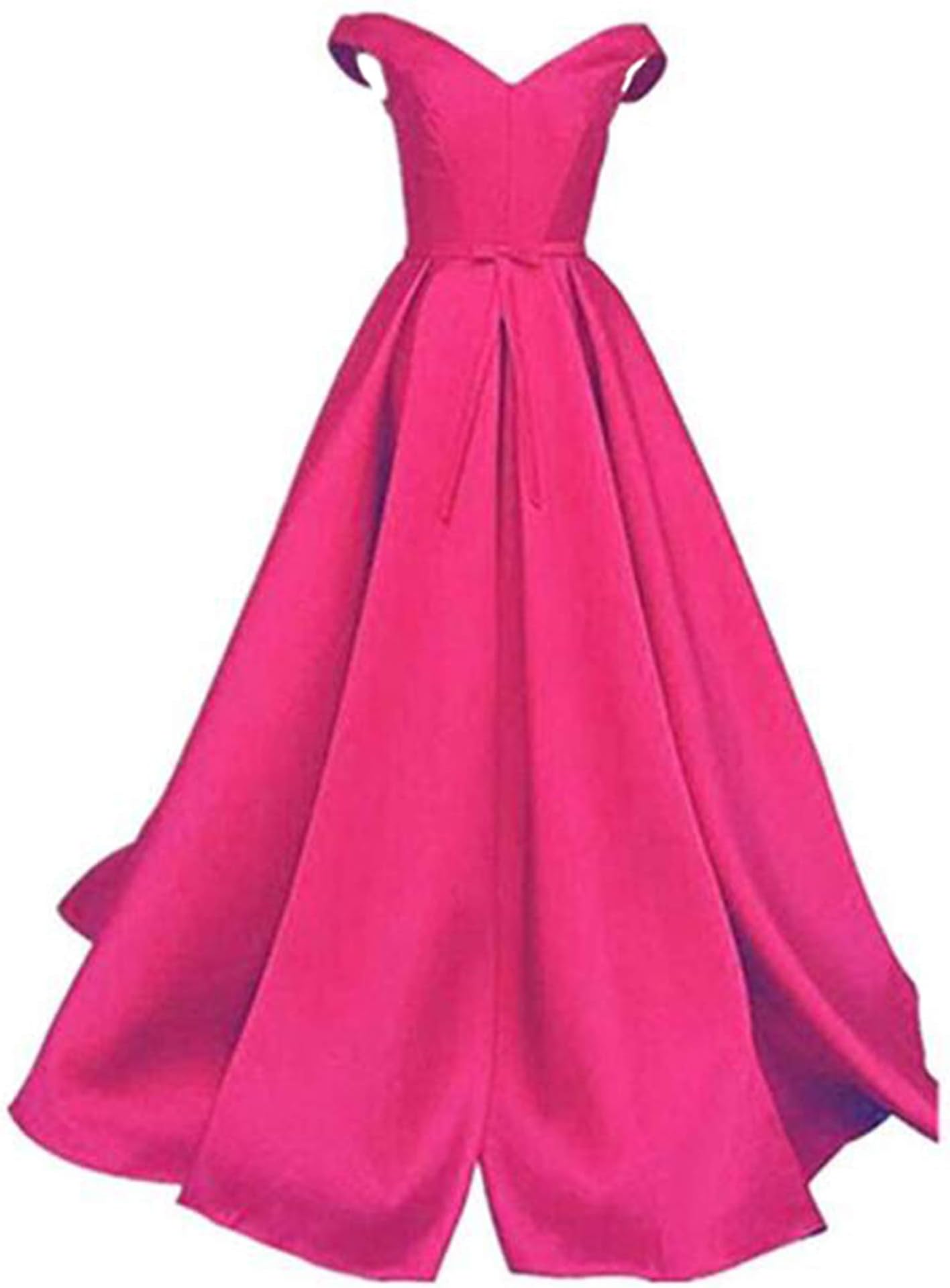 Selenova Women's A-Line Off The Shoulder Ball Gowns With Bow