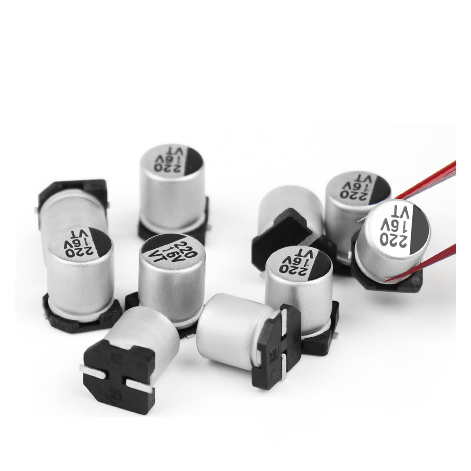 Lot condensateur électrolytique 1uF à 470uF assortiment de 50 pièces électronique