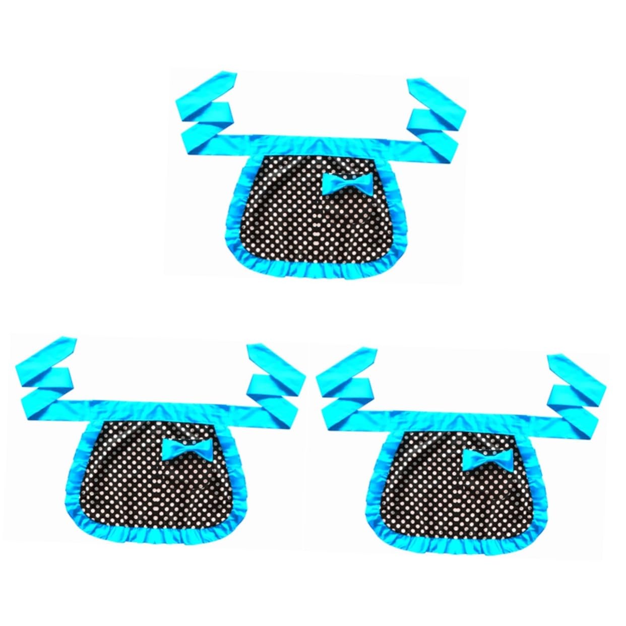 ABOOFAN 2 Pezzi Punto Grembiule Mezzo Grembiule Da Cucina Grembiule In Cotone Grembiule Da Cucina Grembiuli Da Donna Con Tasche Grembiule Per Le Donne Grembiuli Carini Per Le Donne