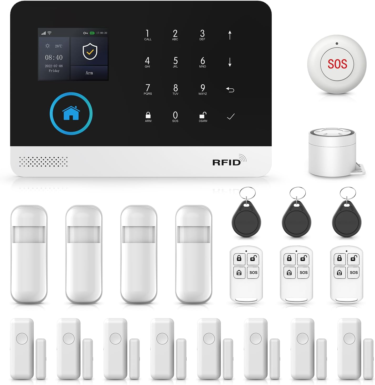 Sistema de Alarma 2G gsm WiFi