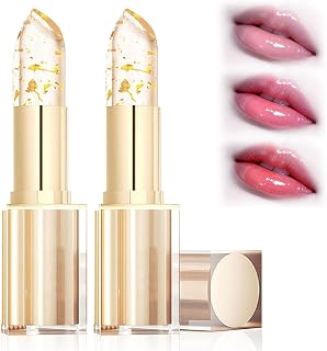 Kivora Color Changing Lipstick for Older Women, 2pcs | Long Lasting Moisturizing Glossy Shine,Nourishing Lip Makeup for Women