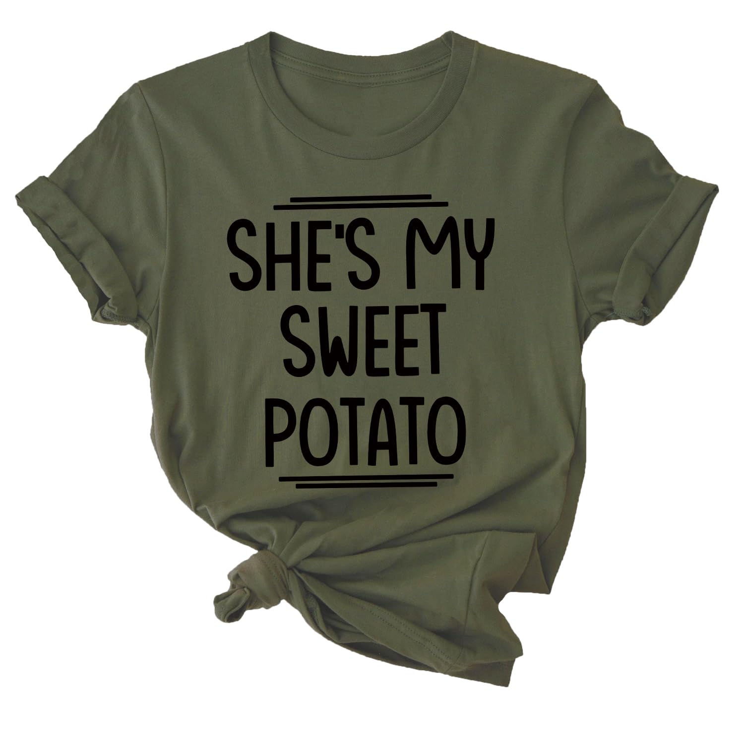 She's My Sweet Potato T-Shirt I Yam Shirt for Women Thanksgiving Matching Shirt for Couples