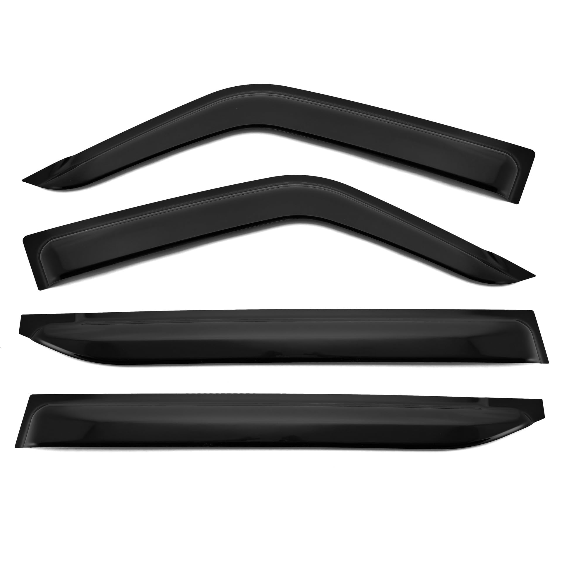 MYRFCSA Car Wind Deflectors, for Mitsubishi Outlander MK4 2022+ Rain Guards Window Visor in-Channel Side Shatterproof Sun Visor Reduced Wind Noise Easy Installation