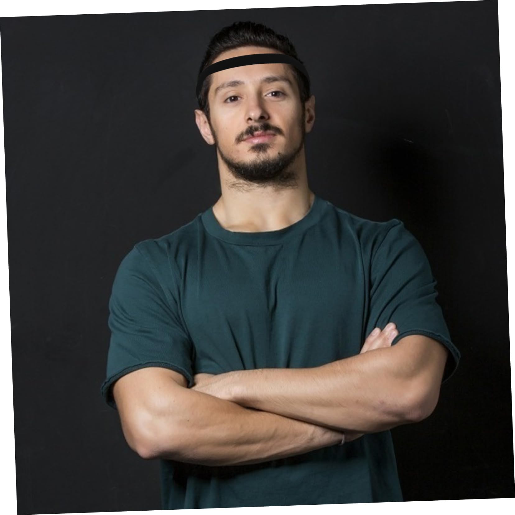 HANABASS fascia sportiva da uomo fasce per da uomo ia da calcio da ia atletica e antisudore per ia da elastica ia per nylon