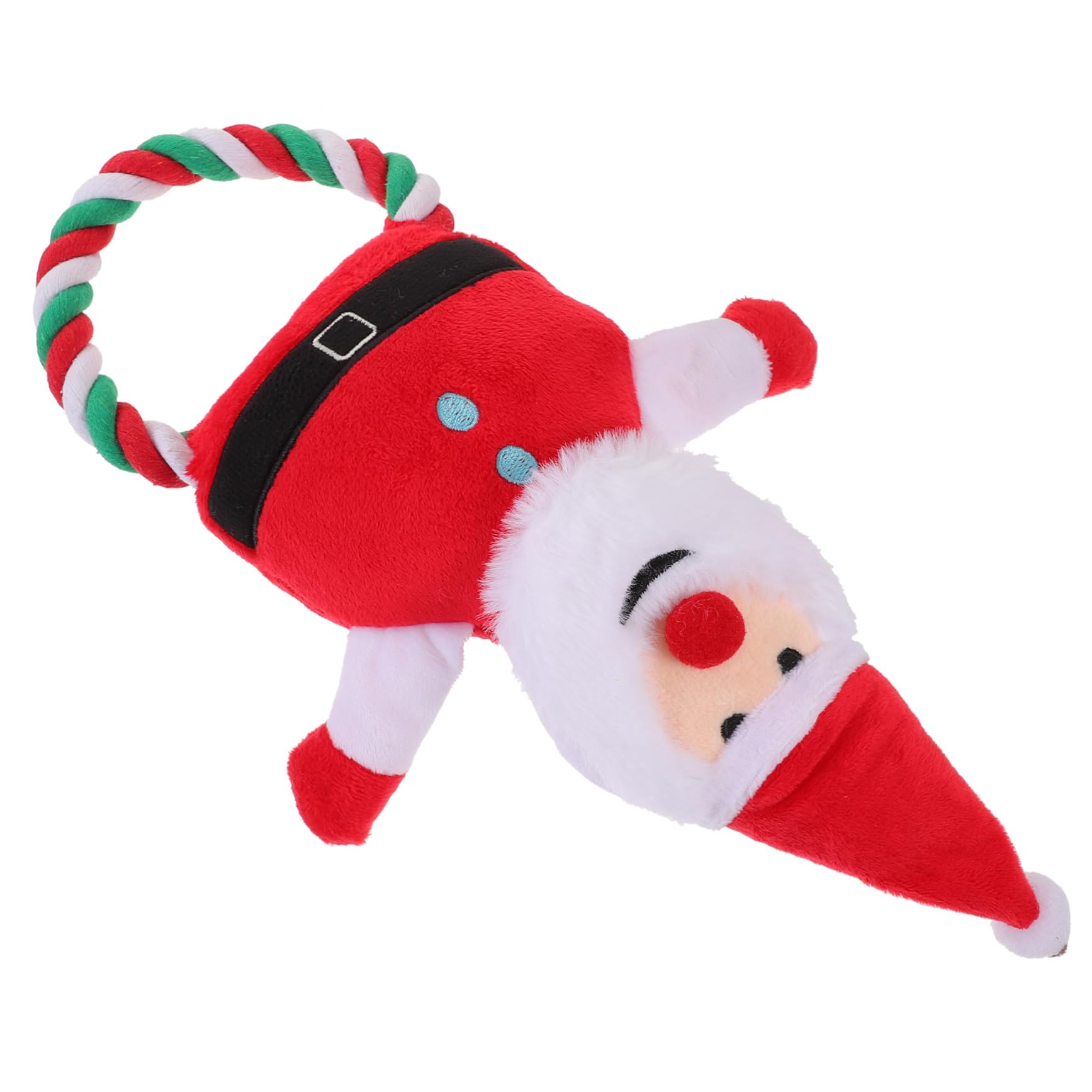 Sosoport 4pièces Jouet à Mâcher Forme De Père pour Chien Jouet Peluche Couineur pour pour Entraînement des Animaux De Compagnie