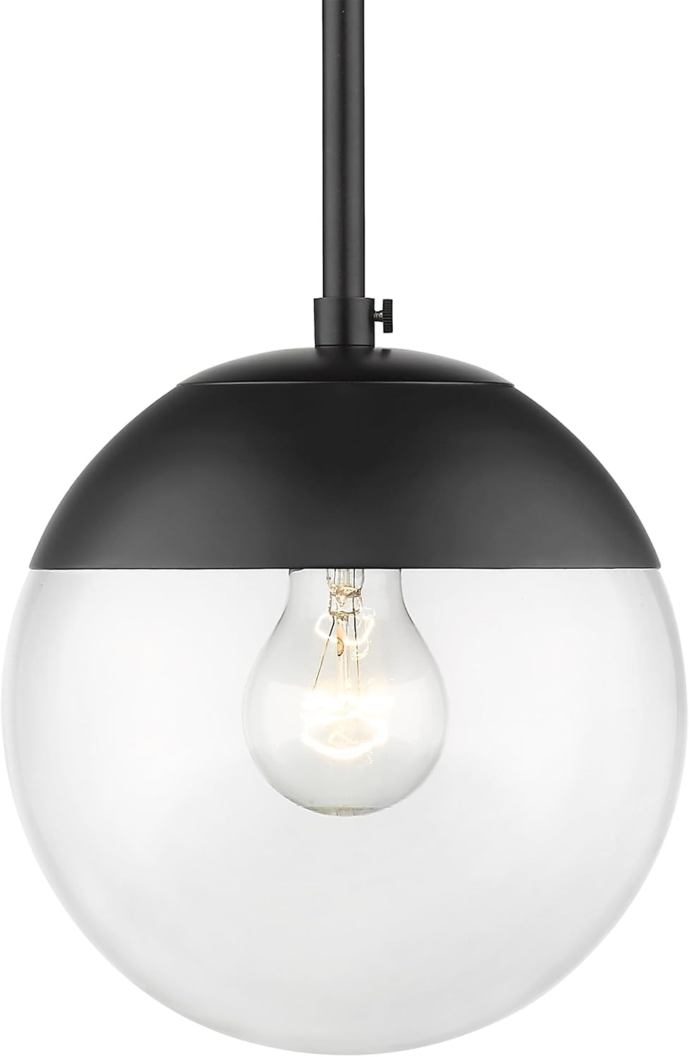Golden Lighting 3219-S BLK Dixon Mini Pendant - Damp, Black