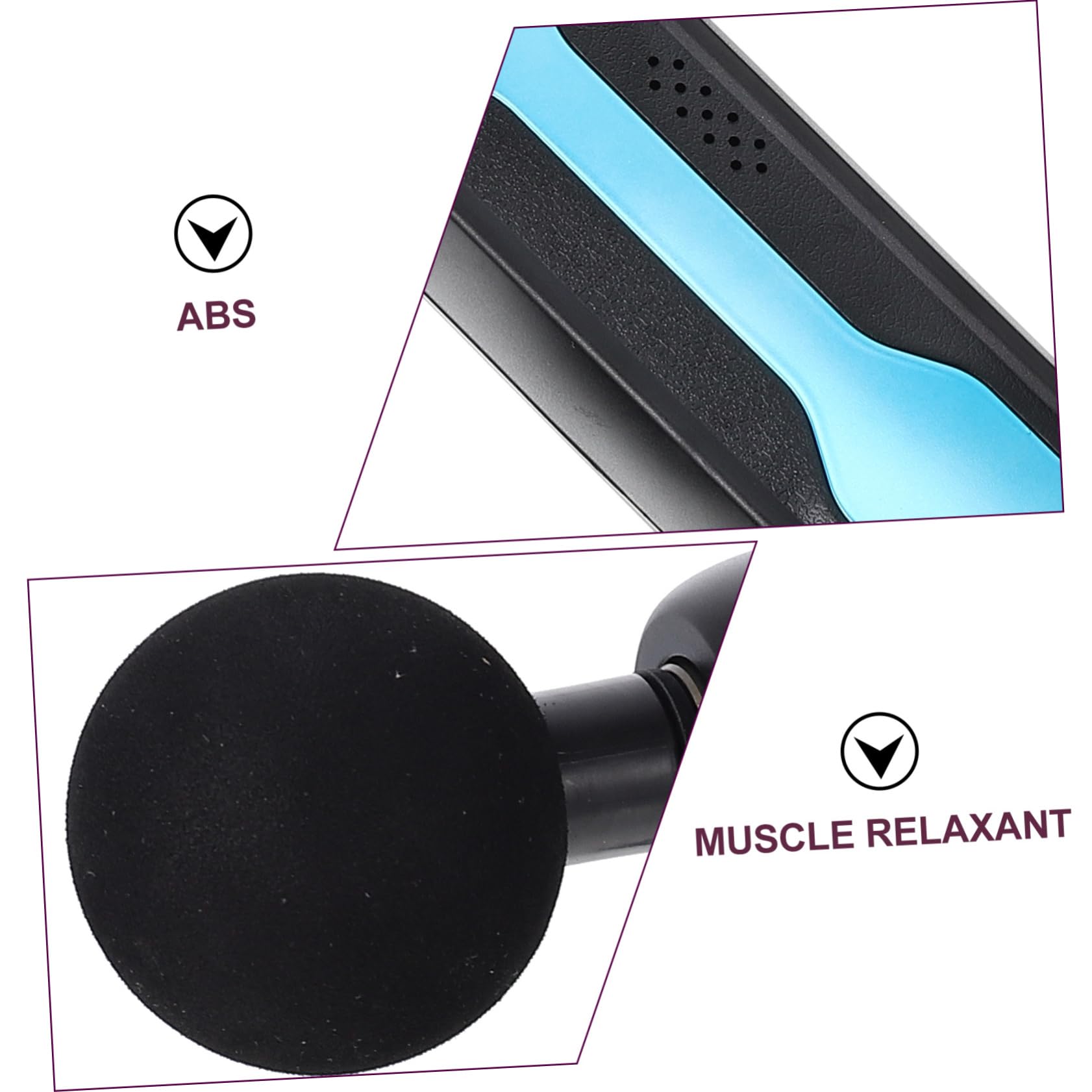 Masseur De Fascia à Percussion Électrique Outil De Relaxation Musculaire Appareil De Massage Des Tissus Profonds Pour Dos Jambes Cou
