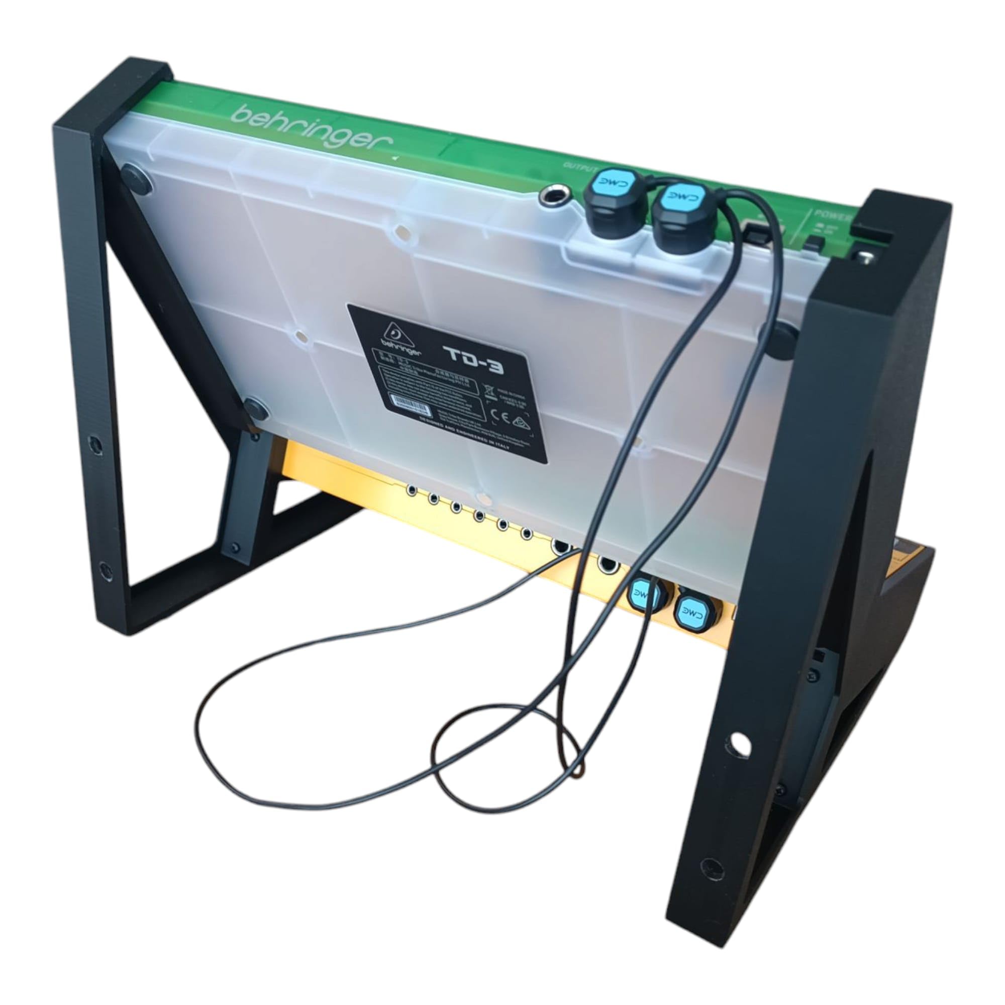 SMB Acid Console Supporto da scrivania per 2 sintetizzatori TD-3 e RD-6 a 15° e 60°, nero