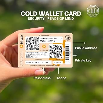 2.0 - Bitcoin Air-Gapped Ultimate Security Cold Wallet Card