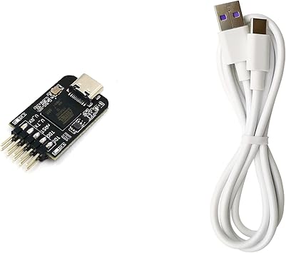 Mini High-Speed DAPLink Debug Probe Type-C STM32 ARM Cortex-M MCU JTAG/SWD/CDC Serial Port/Drag-and-Drop Program Keil OpenOCD DAP and Type-C Cable