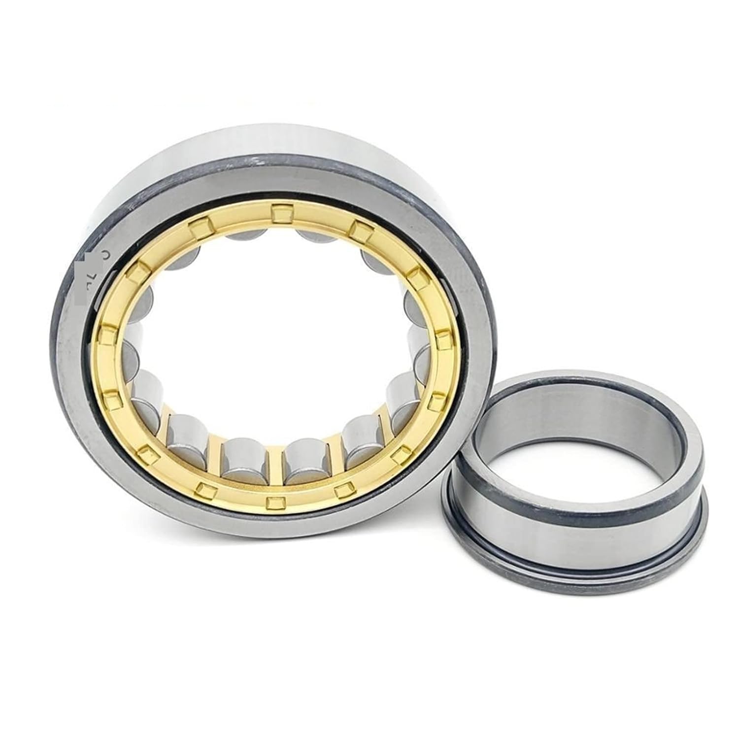 1Pcs NJ205EM 25X52X15mm 42205 NJ205ECML NJ205 Cylindrical Roller Bearings Single Row Metric