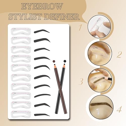 Miniatura 6 de Tabla facial de práctica de maquillaje, cara de maniquí de maquillaje de silicona reutilizable con kit de práctica de maquillaje para estudiantes de