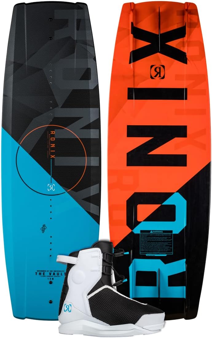 Ronix Vault Kid's Wakeboard, 125 cm w/ Vision Pro Boots, 4-5