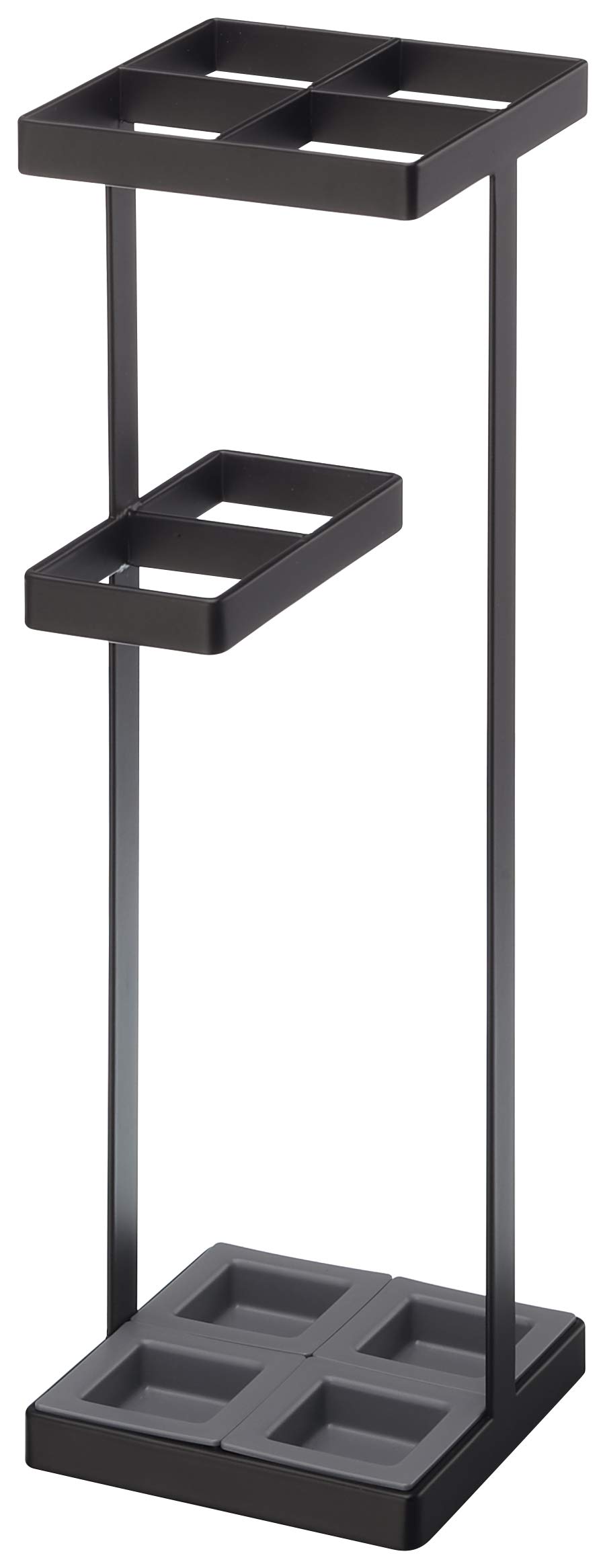 Yamazaki 7640 Tower Porte-​Parapluie, Noir, Acier/​Polypropylène, Minimaliste, 11 x 11 x 36 c m