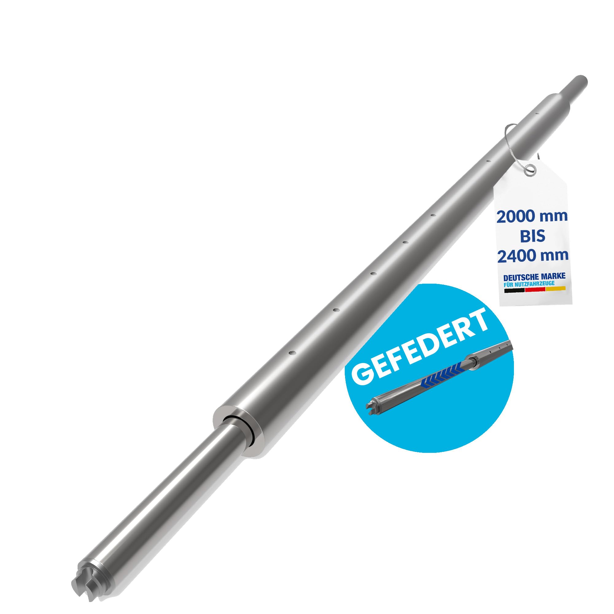 rundsperrb Alken, Barra de bloqueo, sujeción Barra, 2000 – 2400 mm, Kombi Piñas 19/24 mm