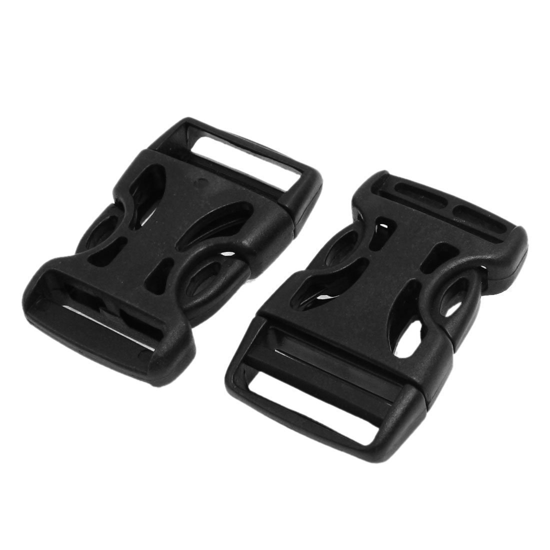 Fly Shop Replacement Belt Connecting Black Plastic Quick Release Buckle 2 Pcs