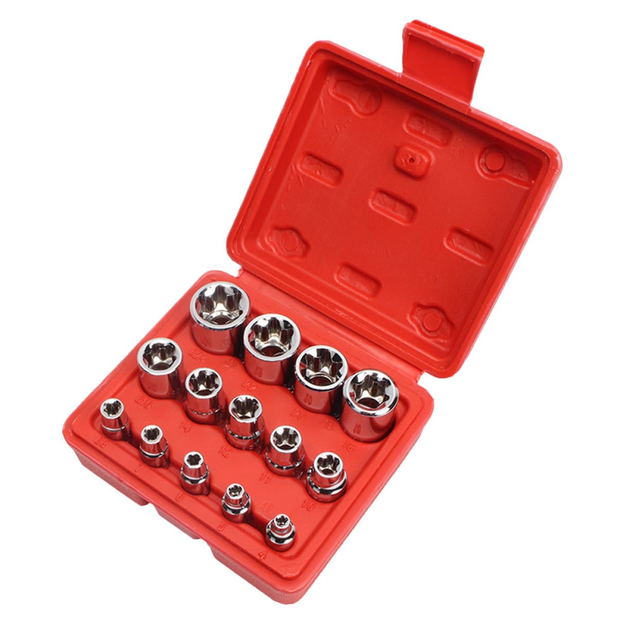Douilles hexagonales en acier chrome vanadium poli SOIMISS