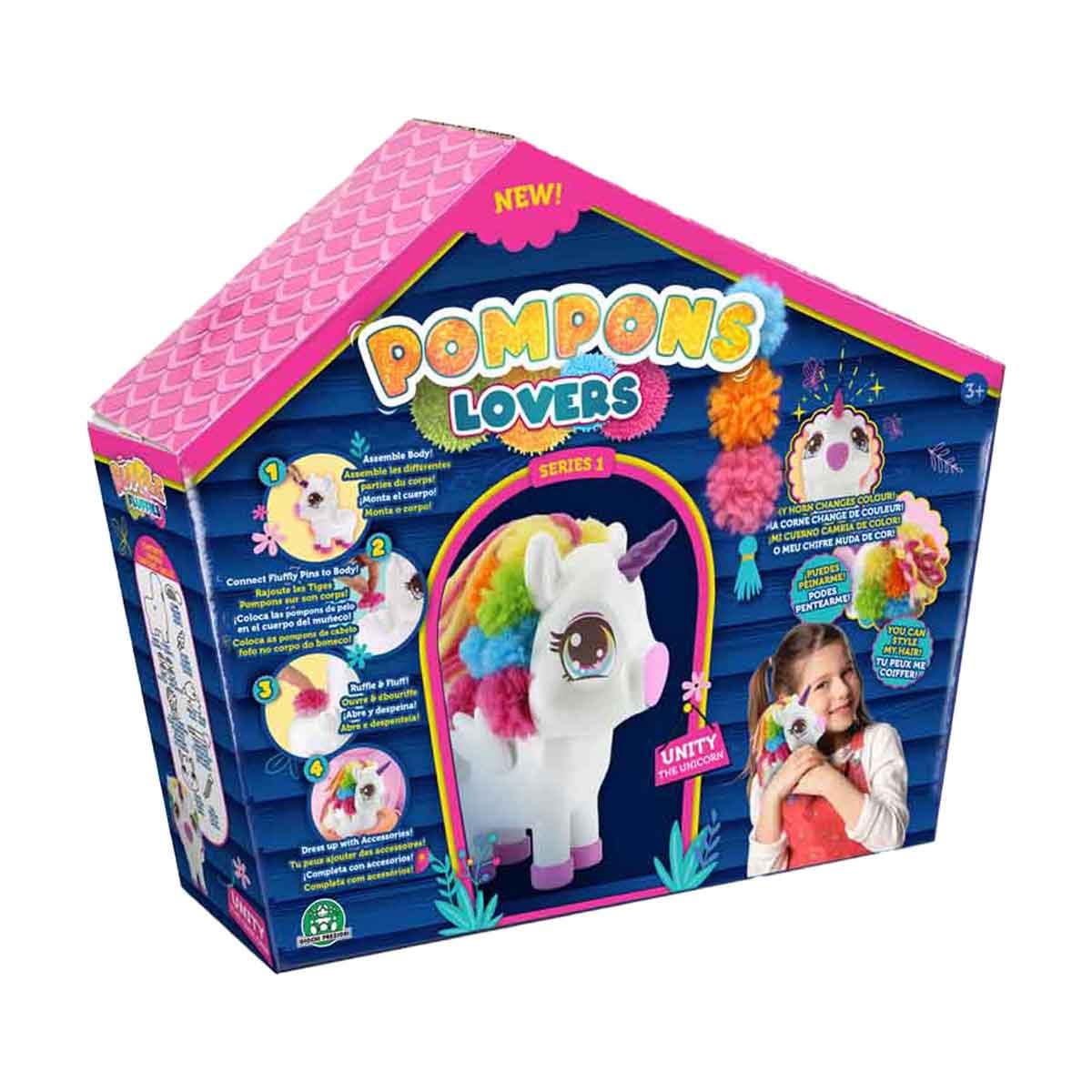 Ruffle Fluffies - Unity The Unicorn | DIY Craft kit | Make Your own Plush Toy |Kids Age 3+