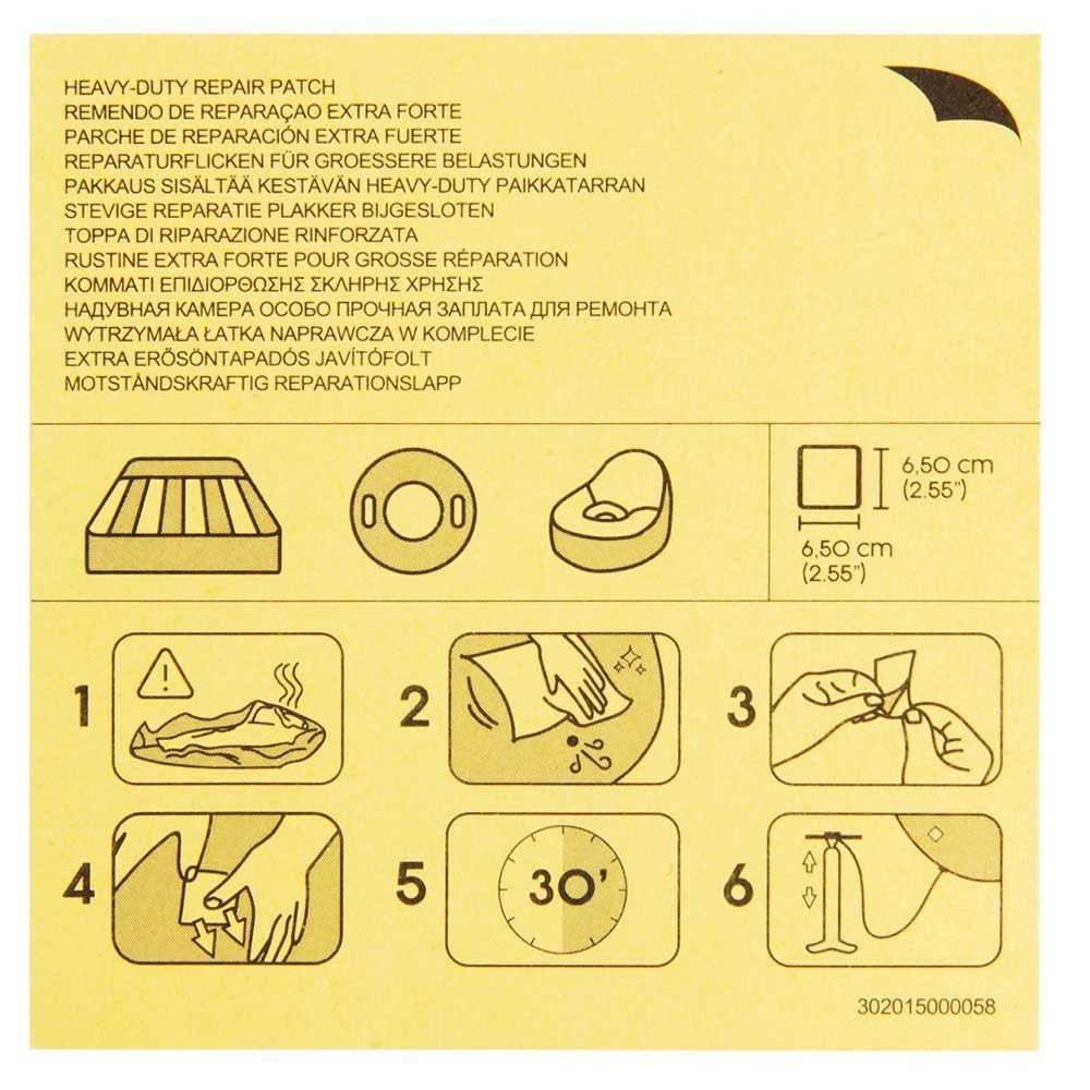 Bestway Heavy Duty Repair Patch, Swimming Pool Patch Repair Kit, Pool Puncture Repair Patch, 10 Patches, Multicolor,62068 — view 2