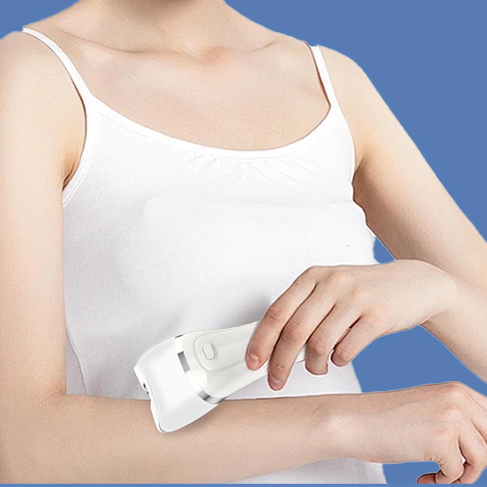 Recortadora de Vello Corporal para Mujer, Afeitadora Eléctrica IPX6 Impermeable con Cabezales Seguros, Depiladora USB Recargable y Exfoliante de Pies, Ideal para Viaje y Uso en