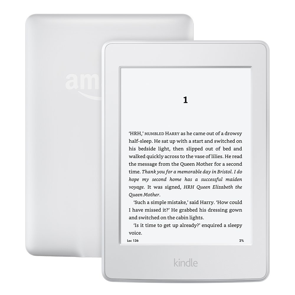 Kindle Paperwhite 3G (7th gen), 6" High Resolution Display with Built-in Light, 4GB, Wi-Fi + Free 3G (White)