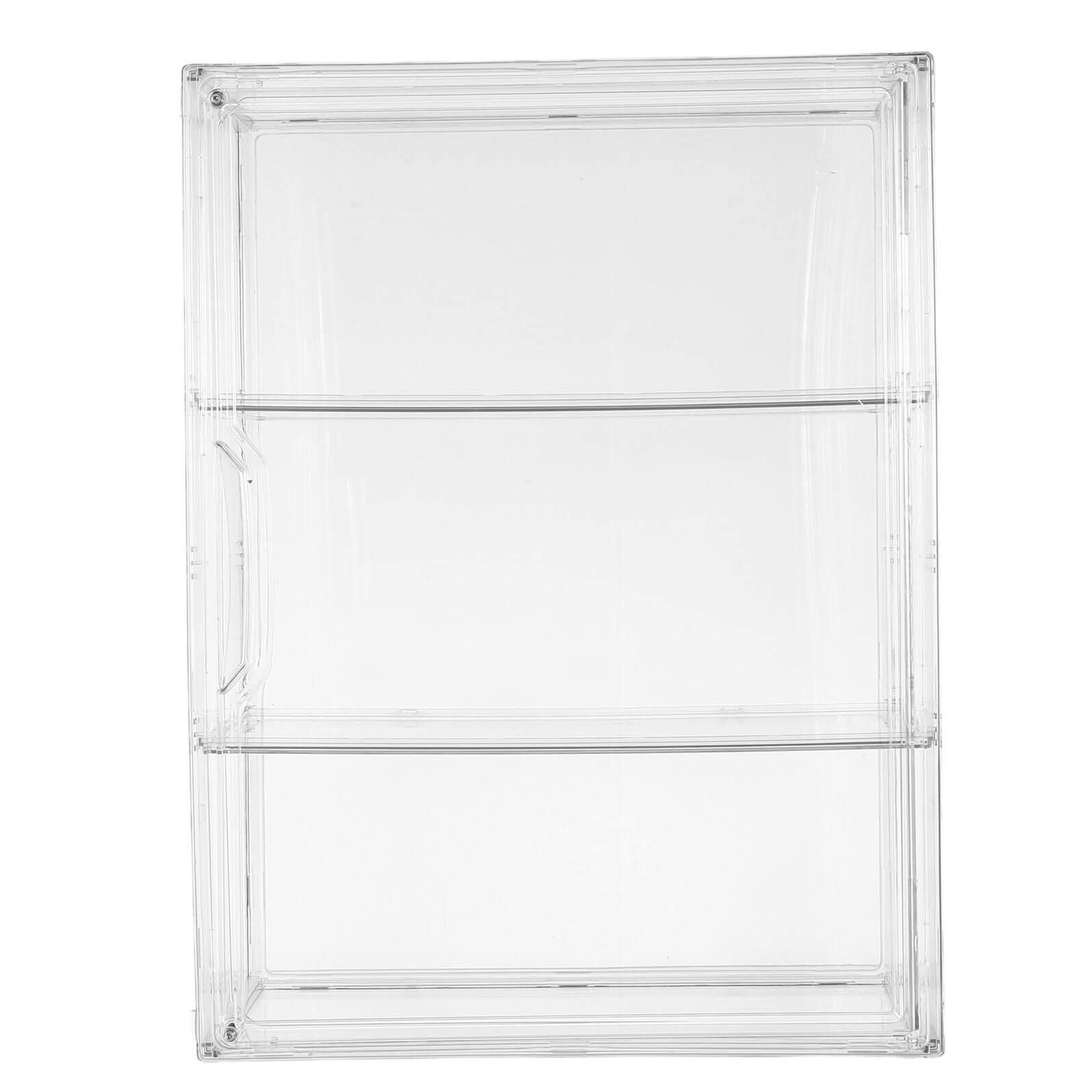 SOIMISS Vitrina de Acrílico Transparente Puerta Magnética Apilable Almacenamiento Seguro y Decoración de Mostrador para Figuras de Acción y Coleccionables