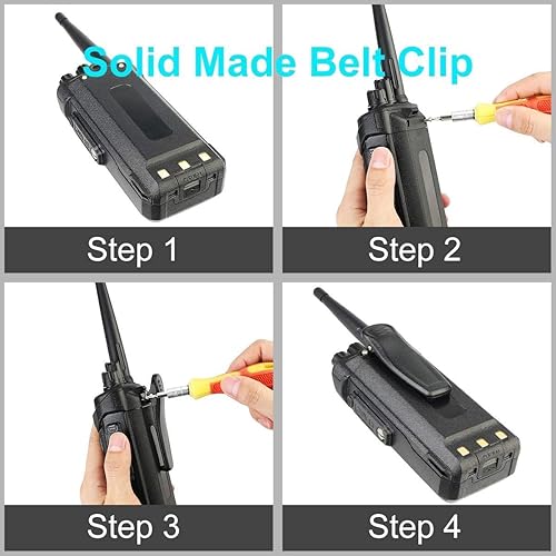 Miniatura 11 de Retevis RT48 IP67 Walkie Talkie impermeable, radio de 2 vías resistente con auricular, grado militar, resistente, Squelch, VOX, alarma SOS, radio