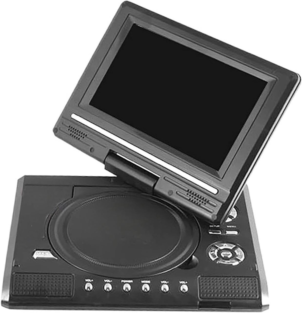 Mini DVD Player, 7.8" Desktop Digital Smart TV CD Player with Remote Control, Portable Travel Cinema, Convenient to Carry