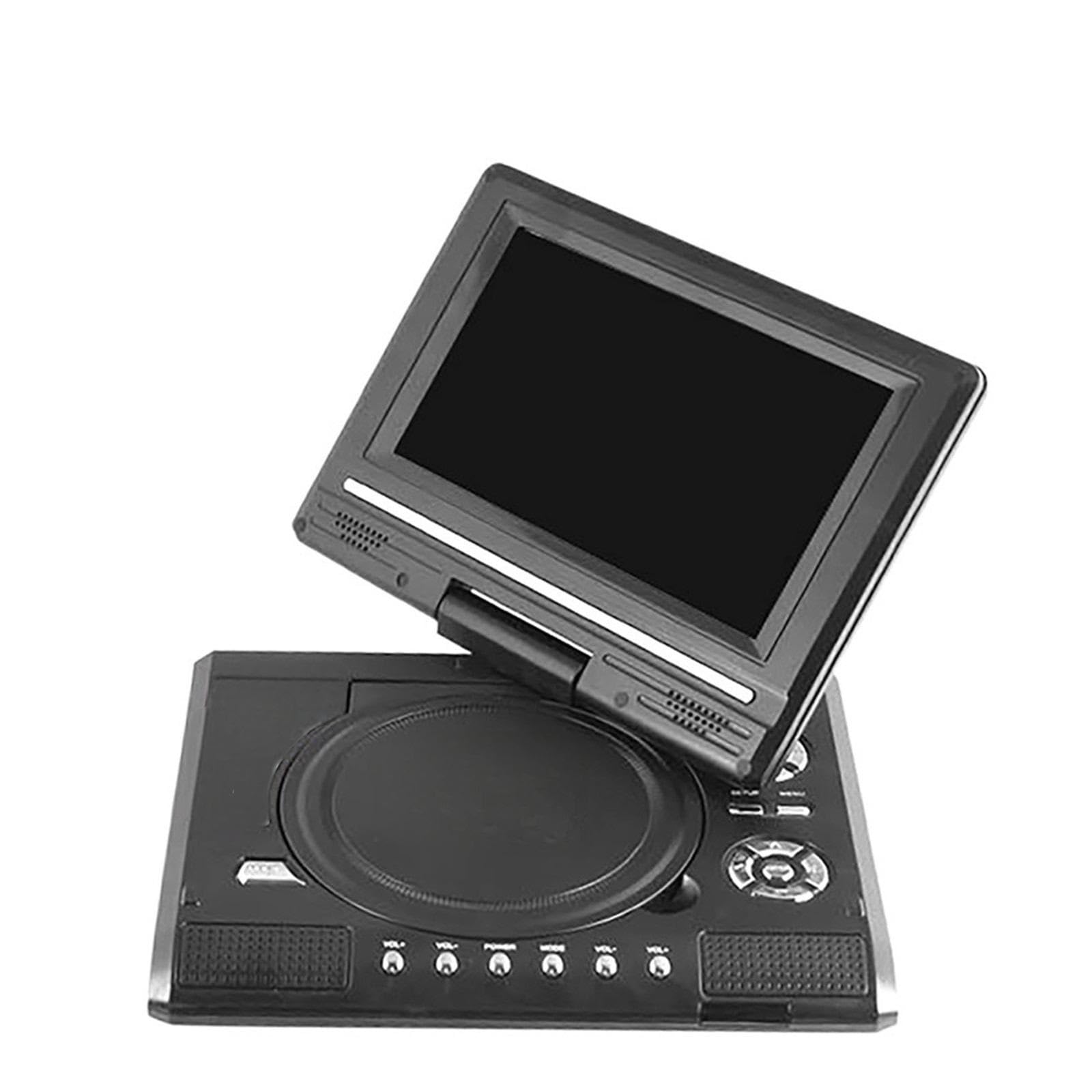 Mini DVD Player, 7.8" Desktop Digital Smart TV CD Player with Remote Control, Portable Travel Cinema, Convenient to Carry