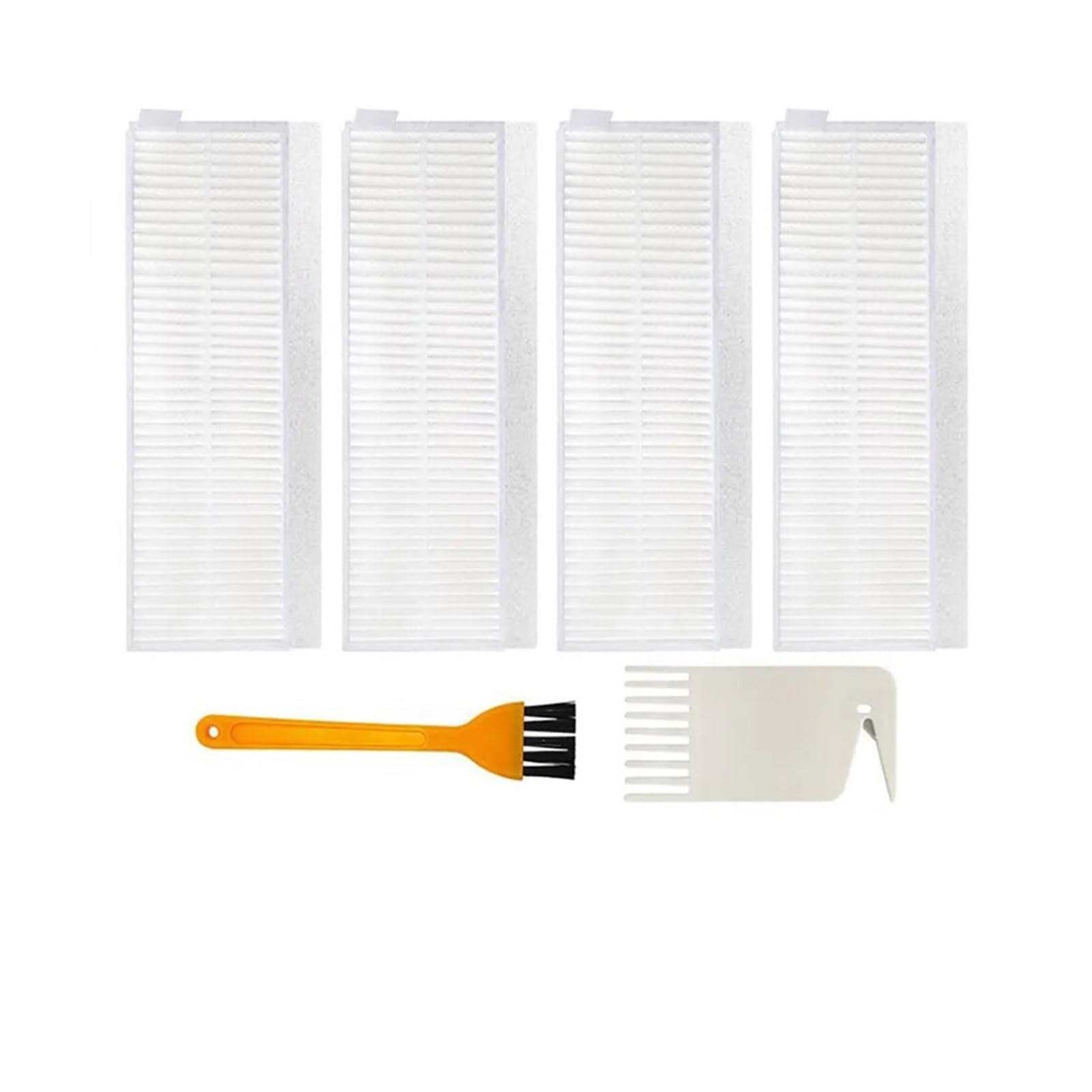 Kicici Compatible Compatible With Xiaomi Viomi V3 Max Robot Vacuum Cleaner Main Side Brush Hepa Filter Mop Rag Replacement Spare Parts V-RVCLM27BB(Orange)