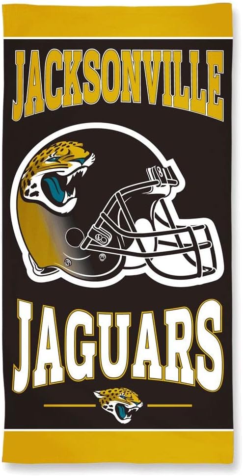Wincraft NFL Jacksonville Jaguars Towel30x60 Beach Towel, Team Colors, One Size