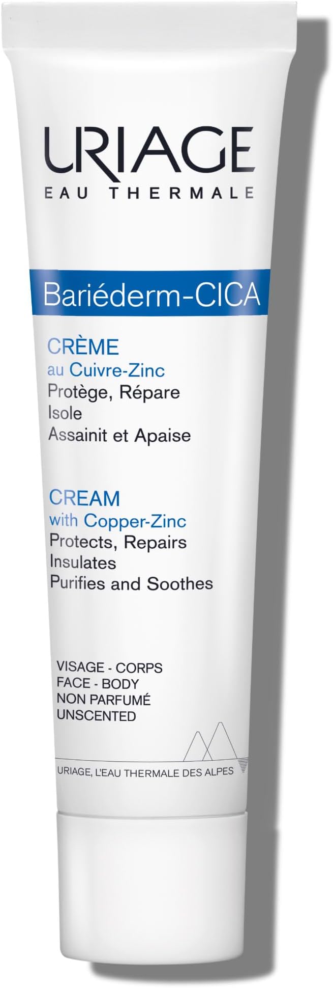 Bariederm-Cica Repairing Cream with D-Panthenol & Copper-Zinc - Wound Healing Barrier Cream - Multi-purpose (minor cuts, burns) - For Damaged & Irritated Skin - Water Resistant - 40ml