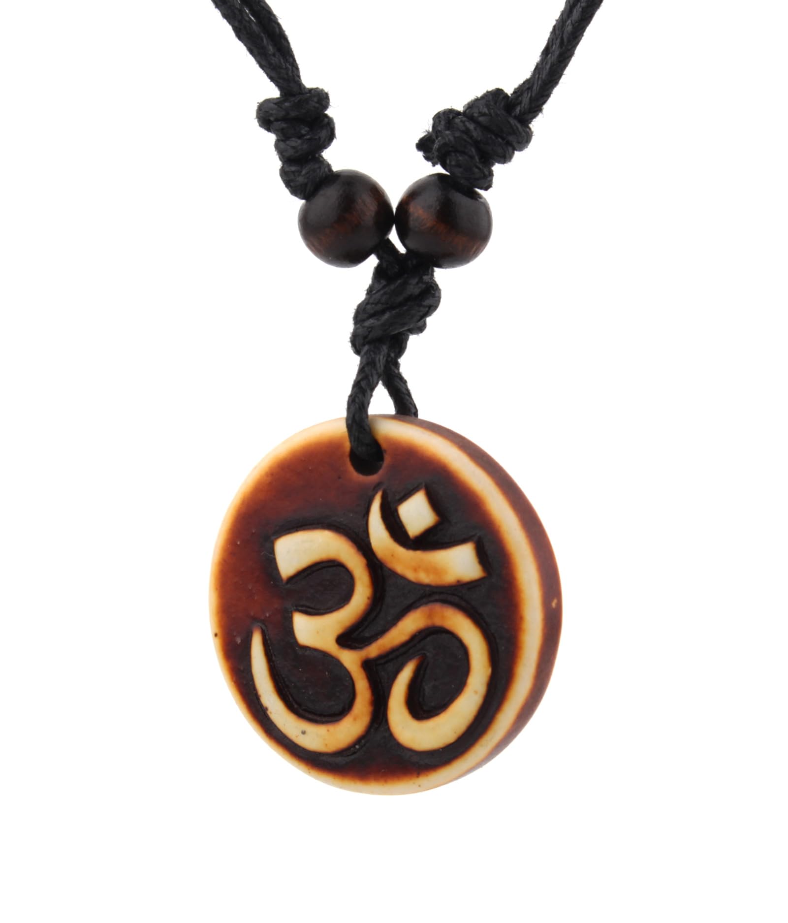 Om Necklace for Men Women,Yoga Charm Aum Ohm Sanskrit Amulet Symbol Pendant Necklace